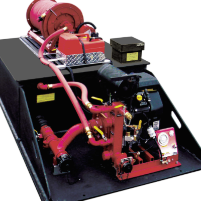 200 Gallon Drop-In Skid Unit Fire Pump