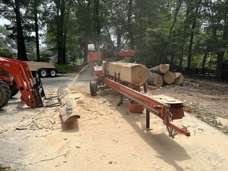Portable sawmill services and lumber sales